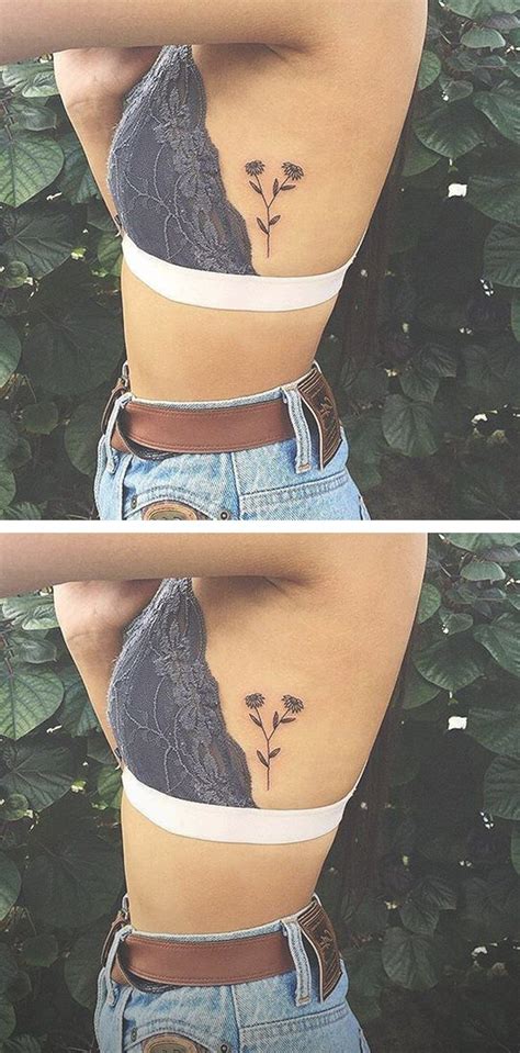 cute tattoos on ribs|tattoo on ribs girl.